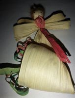 Weihnachtsanhänger Engel  Maisblatt