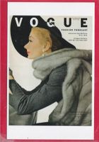 WERBE POSTKARTE, MODEHEFT VOGUE, IRVING PENN, 1.8.1951