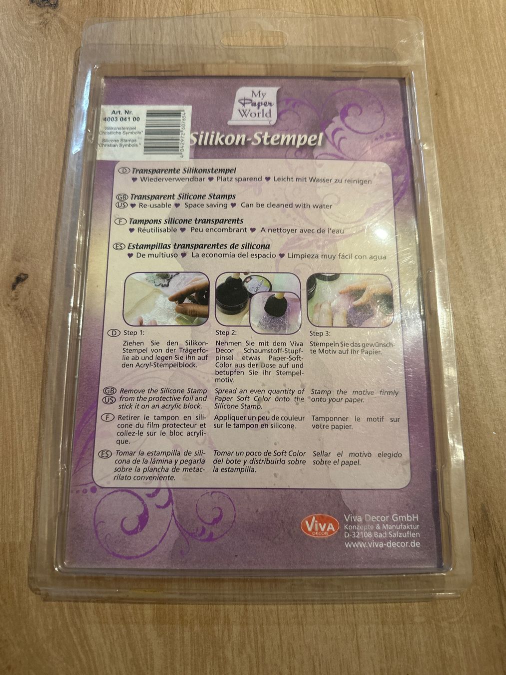 Timbri: Viva decor Stempelset Abschied – Usato da Ruswil venduto da Schoggimuus 1