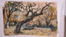 Herbert Meyer 1882-1960 Orig. Aqu. Paris