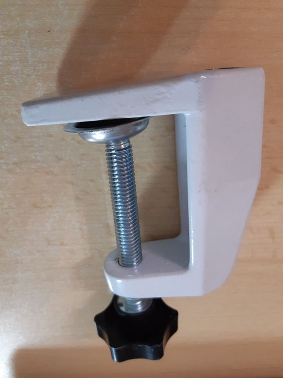 MILWARDS Tischklemme Aus Buchenholz - Verstellbarer Halter Für Stickrahmen & Handarbeiten