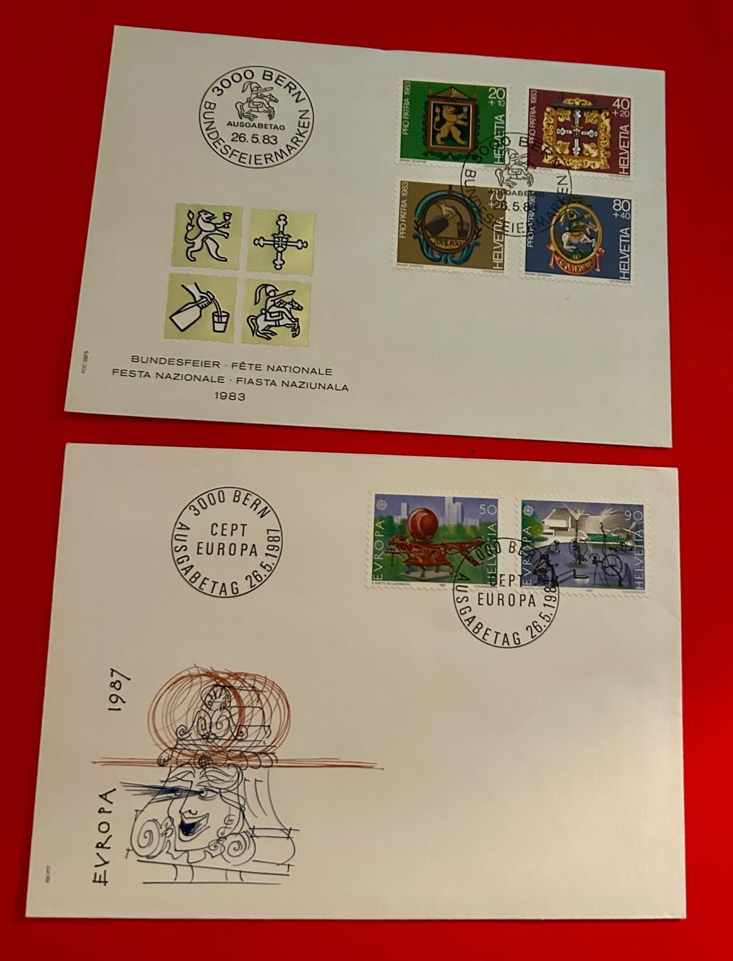 Tutti i francobolli: 3 FDC suisses – Usato da Petit-Lancy venduto da Pierre_le_voyageur 1