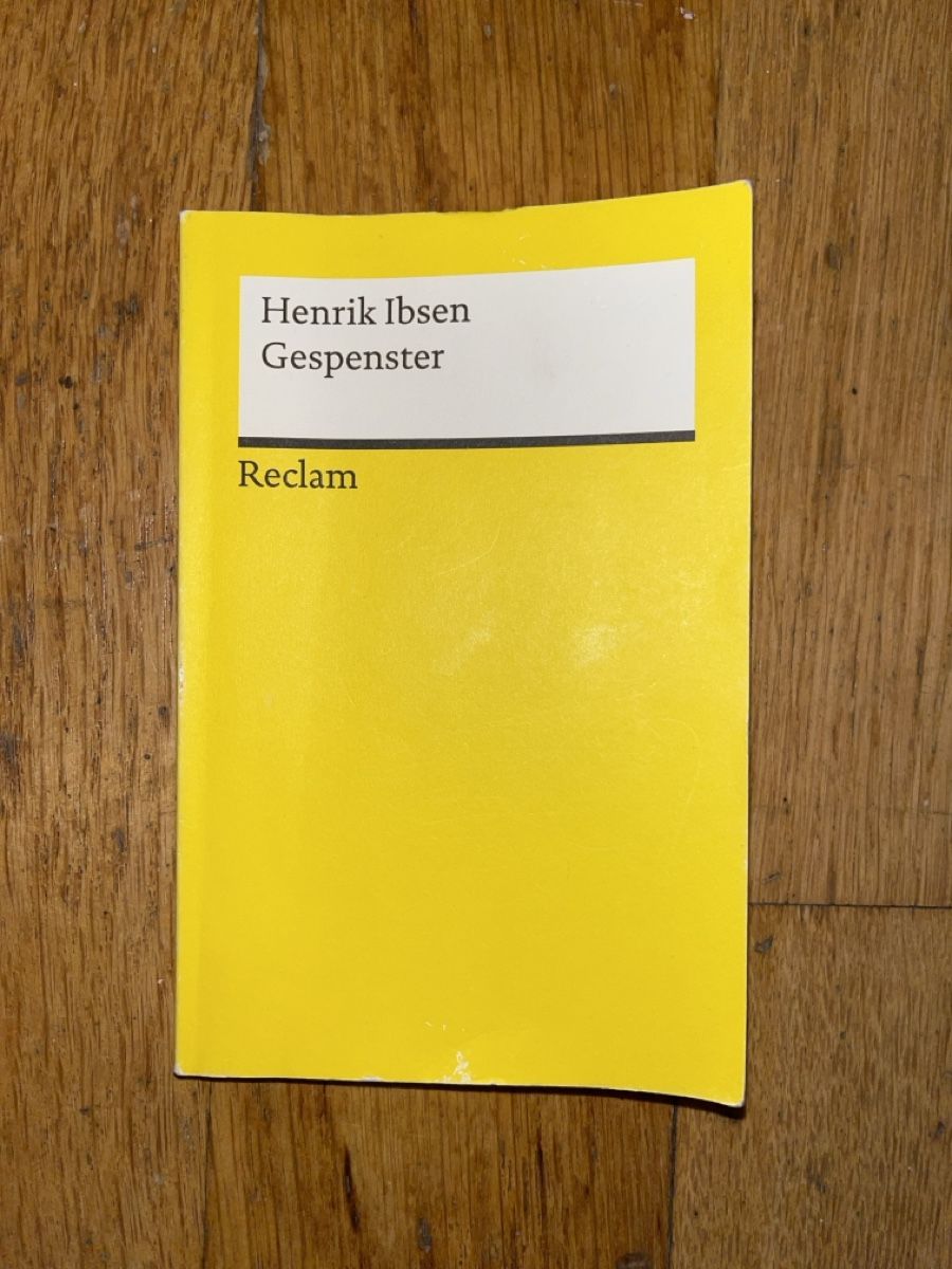 Libri: Henrik Ibsen - Gespenster – Usato da Basel venduto da Buechermensch