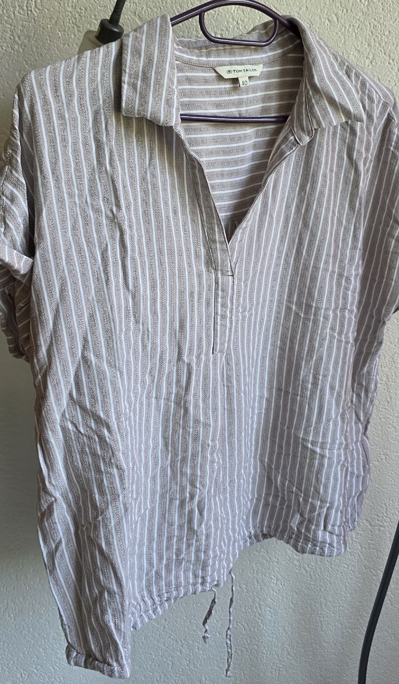 Tom Tailor Camicette: Chemise Tom Tailor Taille 40 Beige – Usato da Yverdon-les-Bains venduto da van_dq65 1