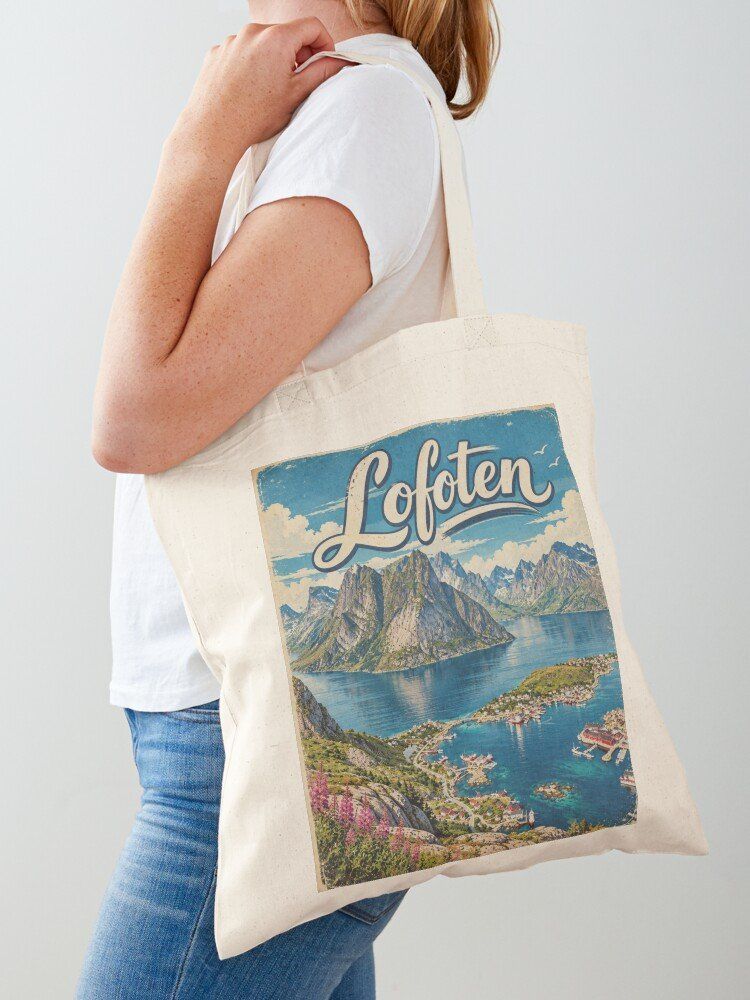 Borse: Stofftasche - Lofoten - inkl. Versand – Nuovo e nell'imballaggio originale da Basel venduto da Kunterbunt12 1