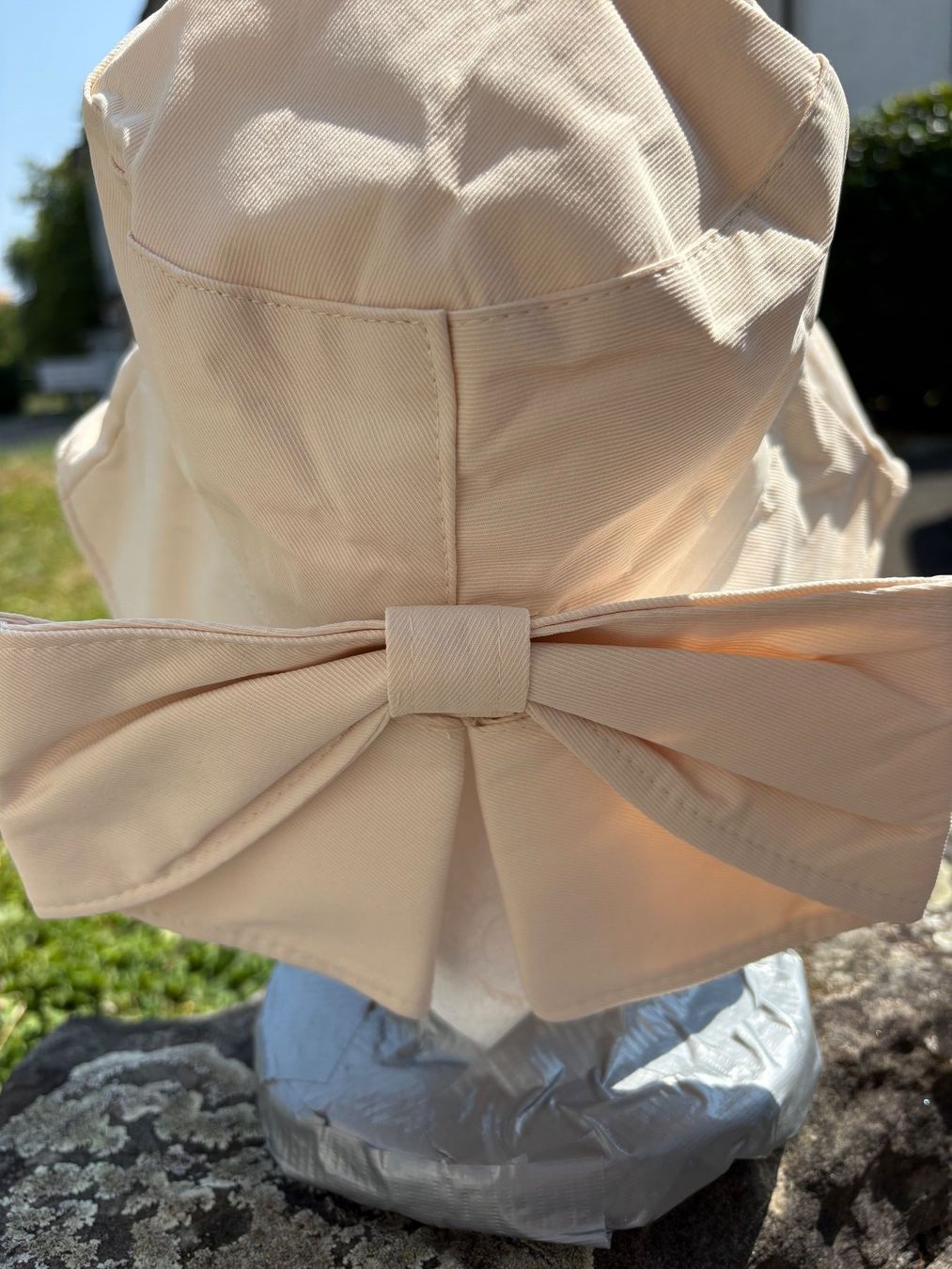 Hüte, Mützen & Caps: Toller Sonnenhut mit Schleife schwarz oder beige Fischerhut – Neu und originalverpackt aus Zürich von venusandmars 4