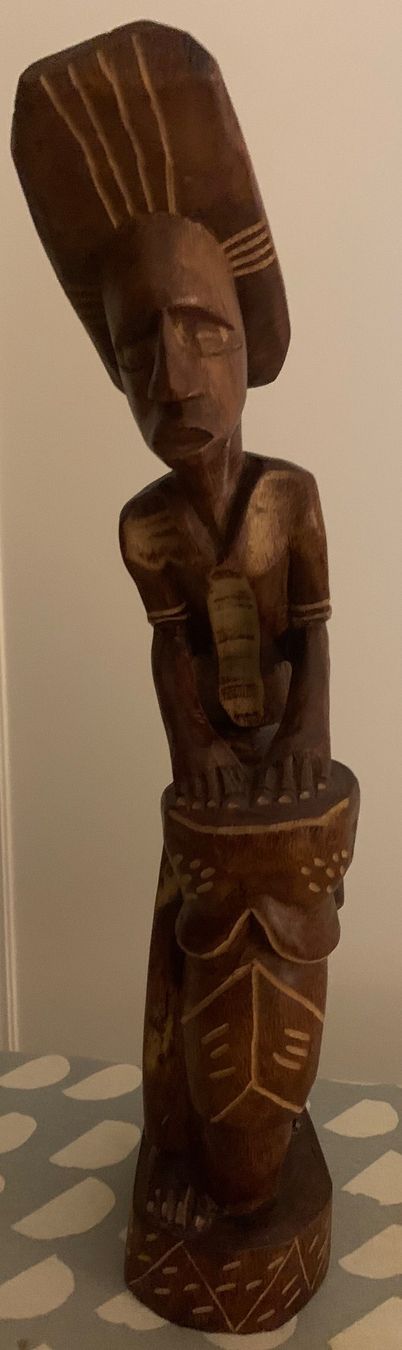 Sculptures & Statues: Deux statuettes en bois sculpté artisanat – D'occasion à thonex par begochiqui 1