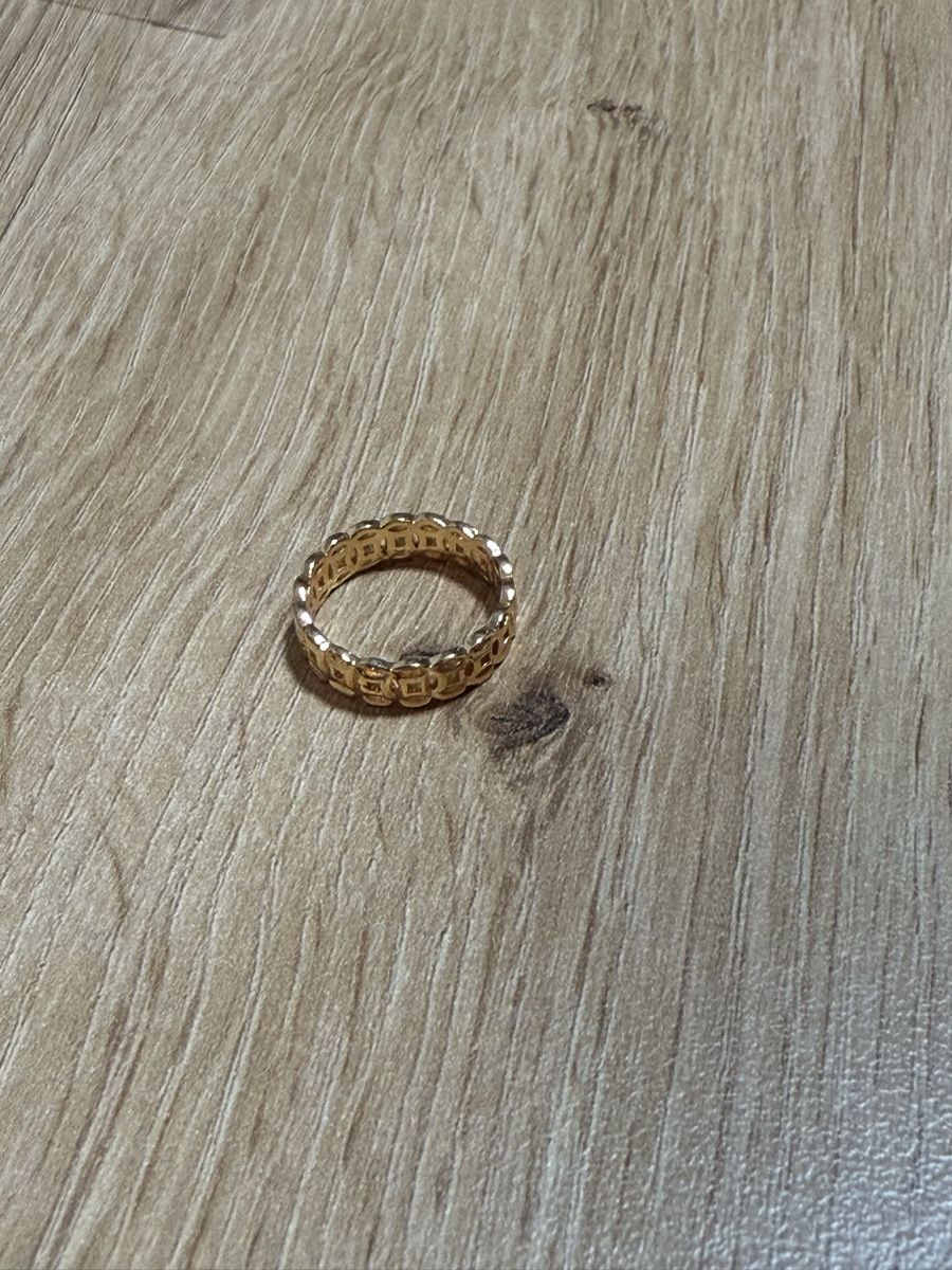 Bagues: Goldfarbener Ring, Muster-Design – D'occasion à Luzern par ver_25gj 1