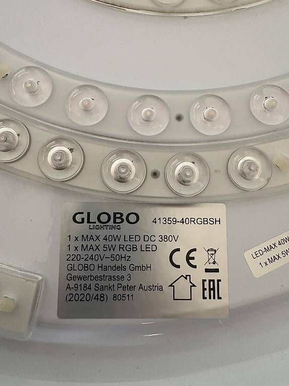 Kronleuchter & Deckenlampen: Deckenleuchte Globo LED Farbig – Gebraucht aus Sursee von sei_62gs 1