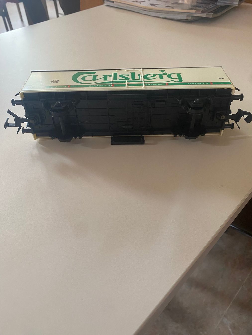Lima Modellini di ferrovie: Spur0 Lima, gedeckter Güterwagen Carlsberg Danmark. – Usato da Diessenhofen venduto da Albin00 4