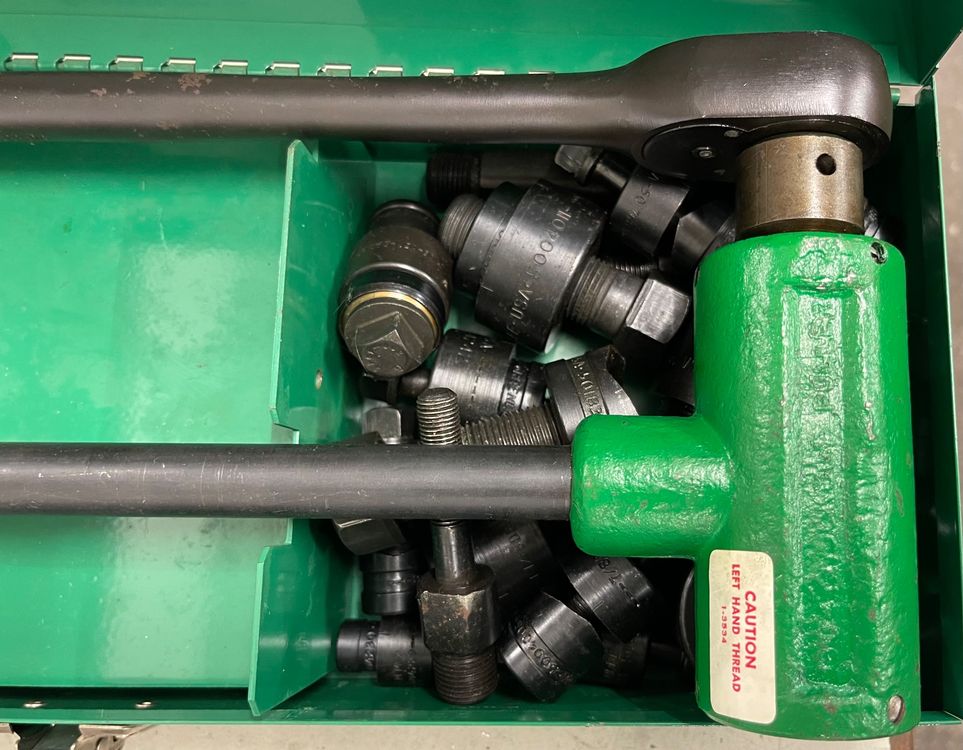 Greenlee No. 1804 Ratchet Knockout Punch Driver Kaufen auf Ricardo