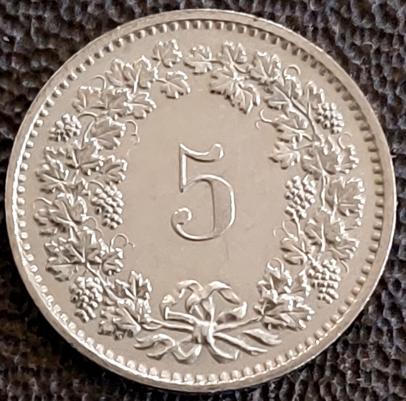 Alle Münzen: 5 Rappen 1975 stgl. / aus Münzsatz – Neu (gemäss Beschreibung) aus Arch von coinsandmore 1