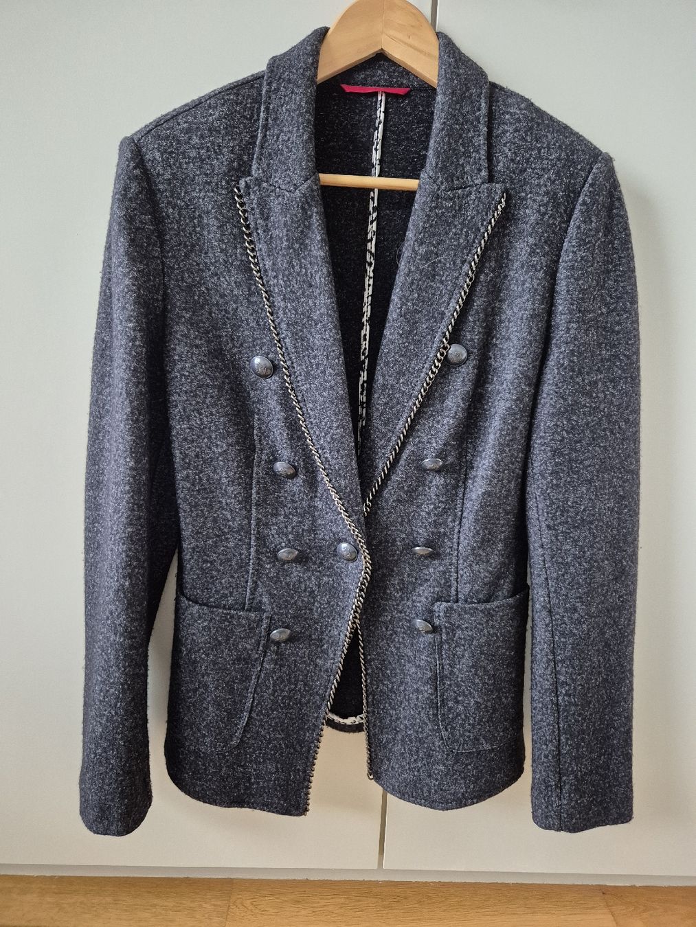 Giacche: Blazer Gr. 38 Wolle grau – Nuovo (secondo la descrizione) da Meggen venduto da topas041