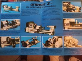 EMCO Unimat 3 Drehbank mit Zubehör guter Zustand