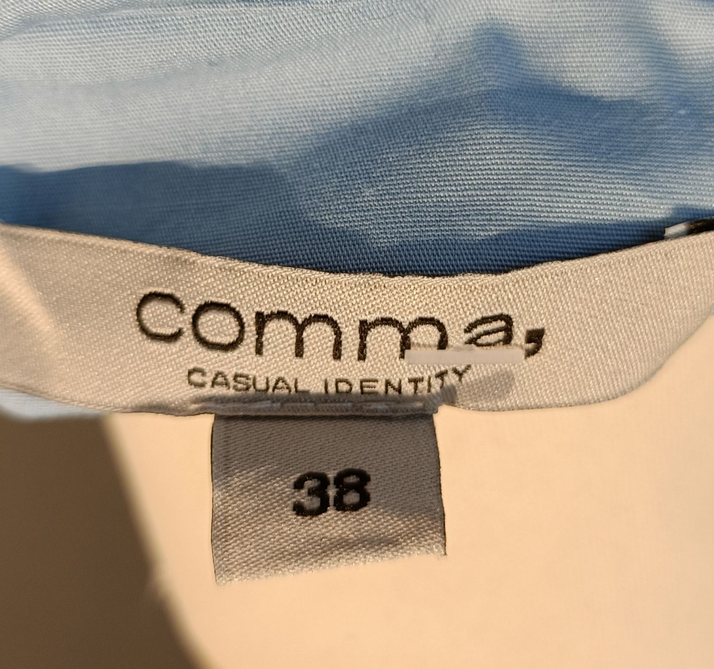 Comma Chemisiers: Commas Bluse, hellblau, Grösse 38, Baumwolle, Top Zustand – D'occasion à Zollikofen par Proseco 7