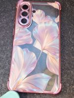 Coque pour smartphone motif fleurs rose état neuf