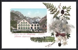 Meglisalp, Gasthaus Meglisalp mit Straus