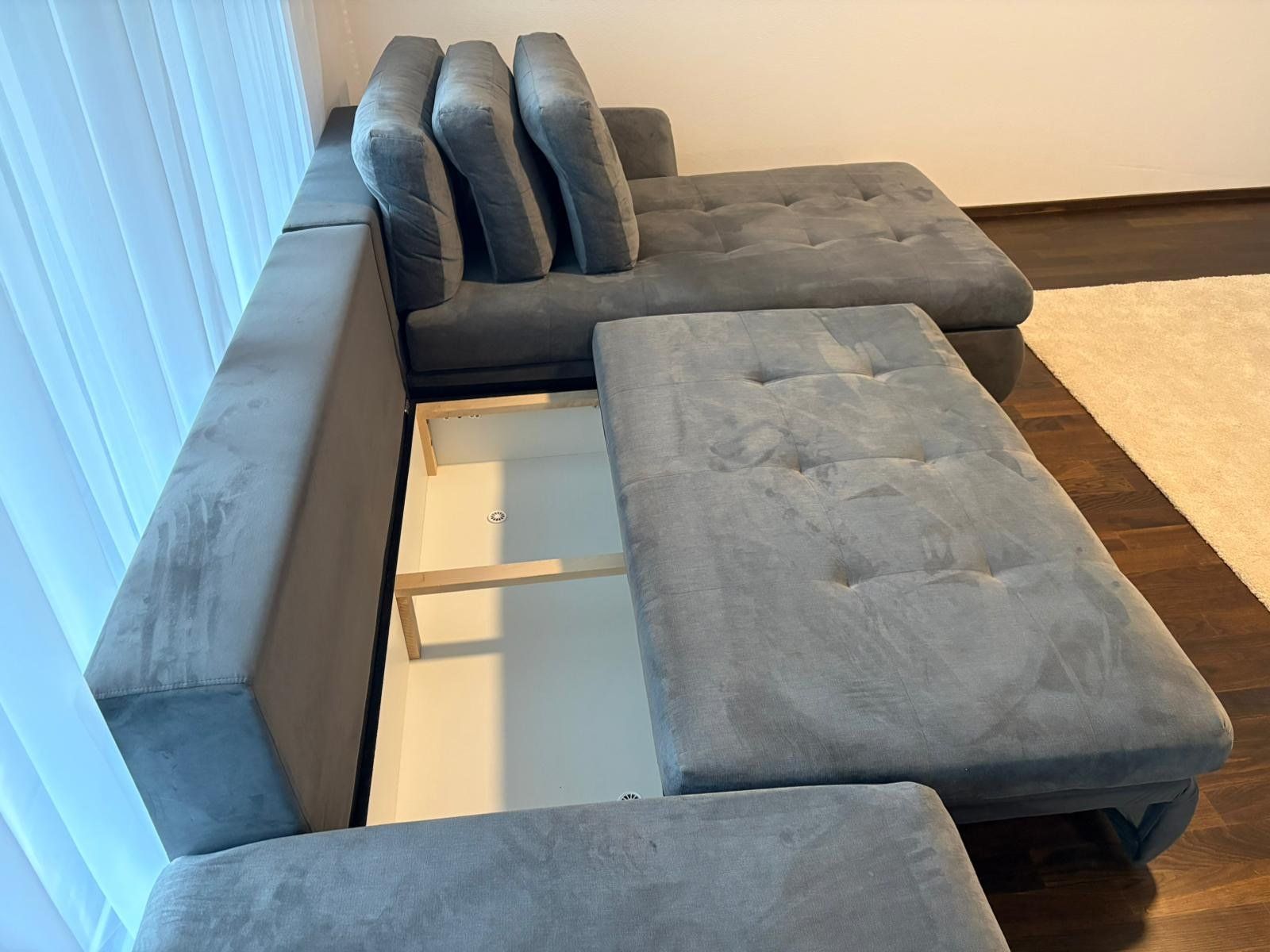 Mömax Sofas: ECKSOFA in Anthrazit – Gebraucht aus Frick von Chriesiland 1