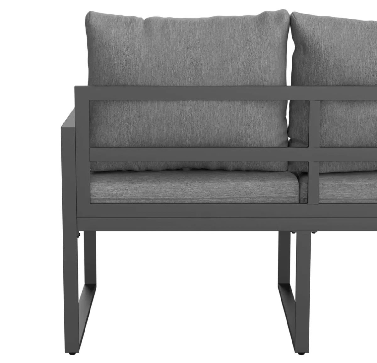 Tischset: Gartenlounge Set Anthrazit mit Hocker und Tisch – Neu (gemäss Beschreibung) aus Matzingen von Slny7 2