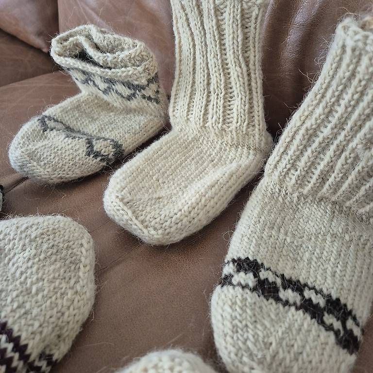 Calze: Handgestrickte Wollsocken – Usato da Eich venduto da Mimaaa 2