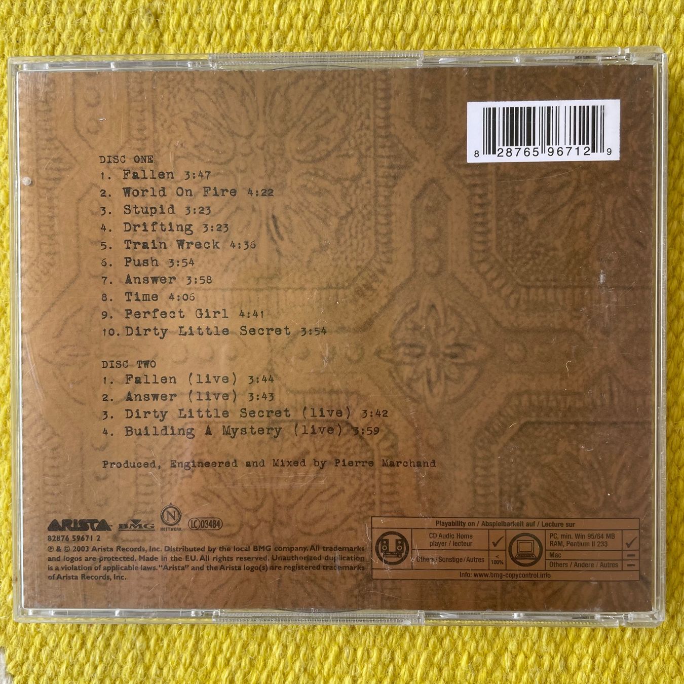 CD: SARAH McLACHLAN-2CD AFTERGLOW – Usato da Rorschacherberg venduto da CD-Roli 1