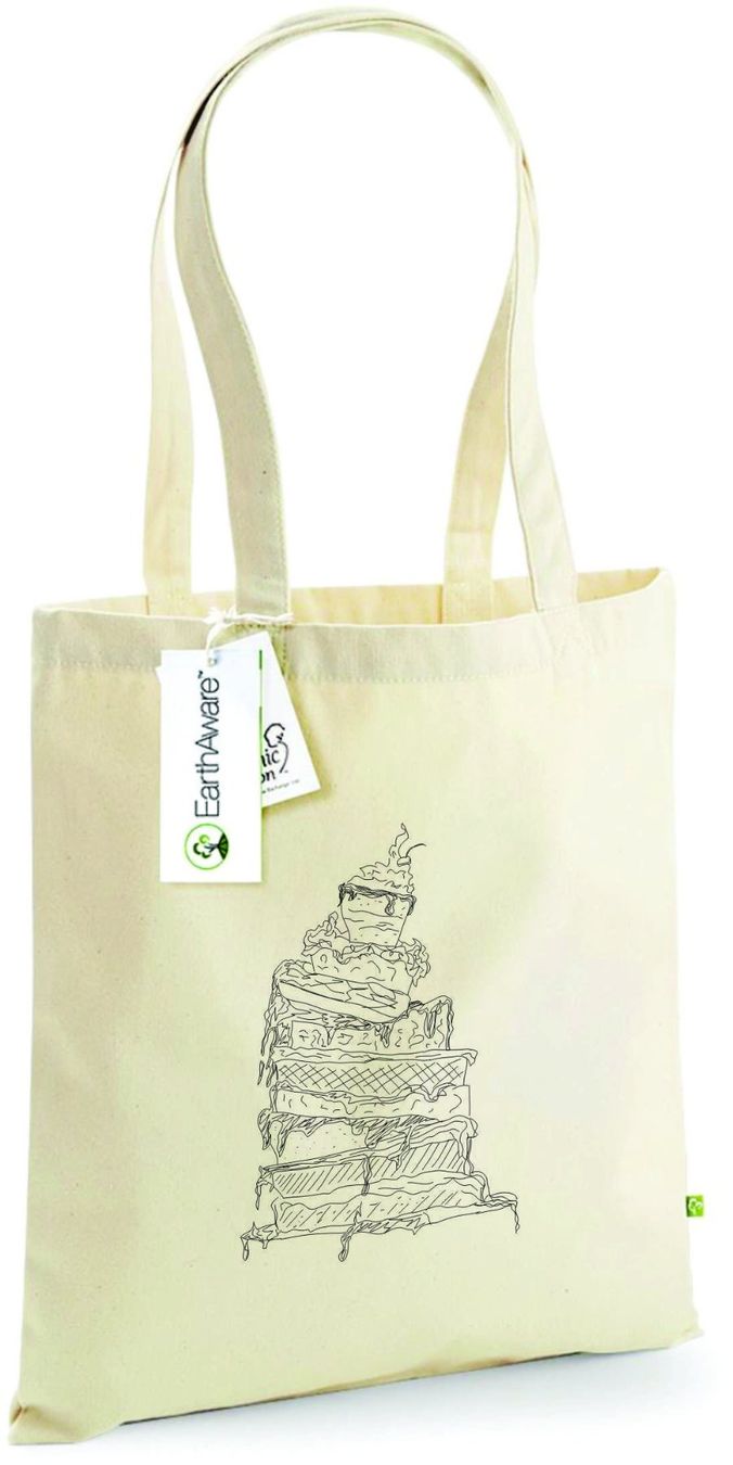 Borse: Sketches Collection Canvas Tasche - Torte – Nuovo e nell'imballaggio originale da Münchenbuchsee venduto da Monali