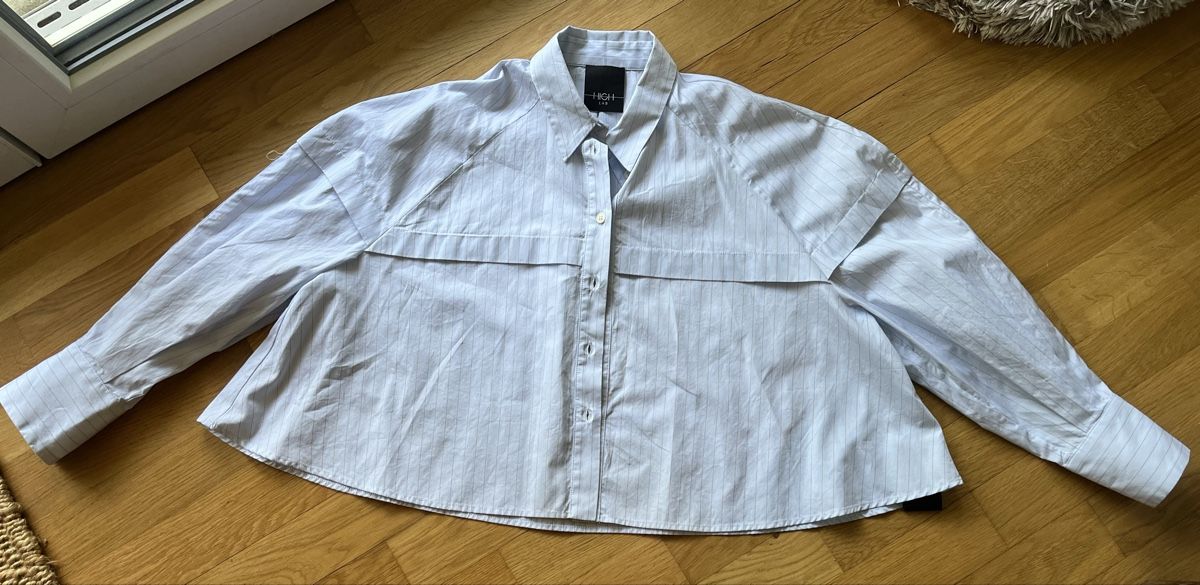 High Camicette: High Everyday Couture Hemdbluse Gr. 32,Blau-Weiss gestreift – Nuovo e nell'imballaggio originale da Zürich venduto da lynni1996