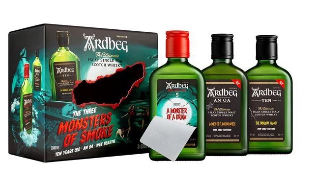 Ardbeg Spirituosen: Ardbeg Monsters of Smoke Set – Neu und originalverpackt aus Deitingen von ped_7s7b