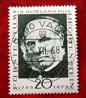 Briefmarken aus Liechtenstein 1968 Pioniere der Philatelie