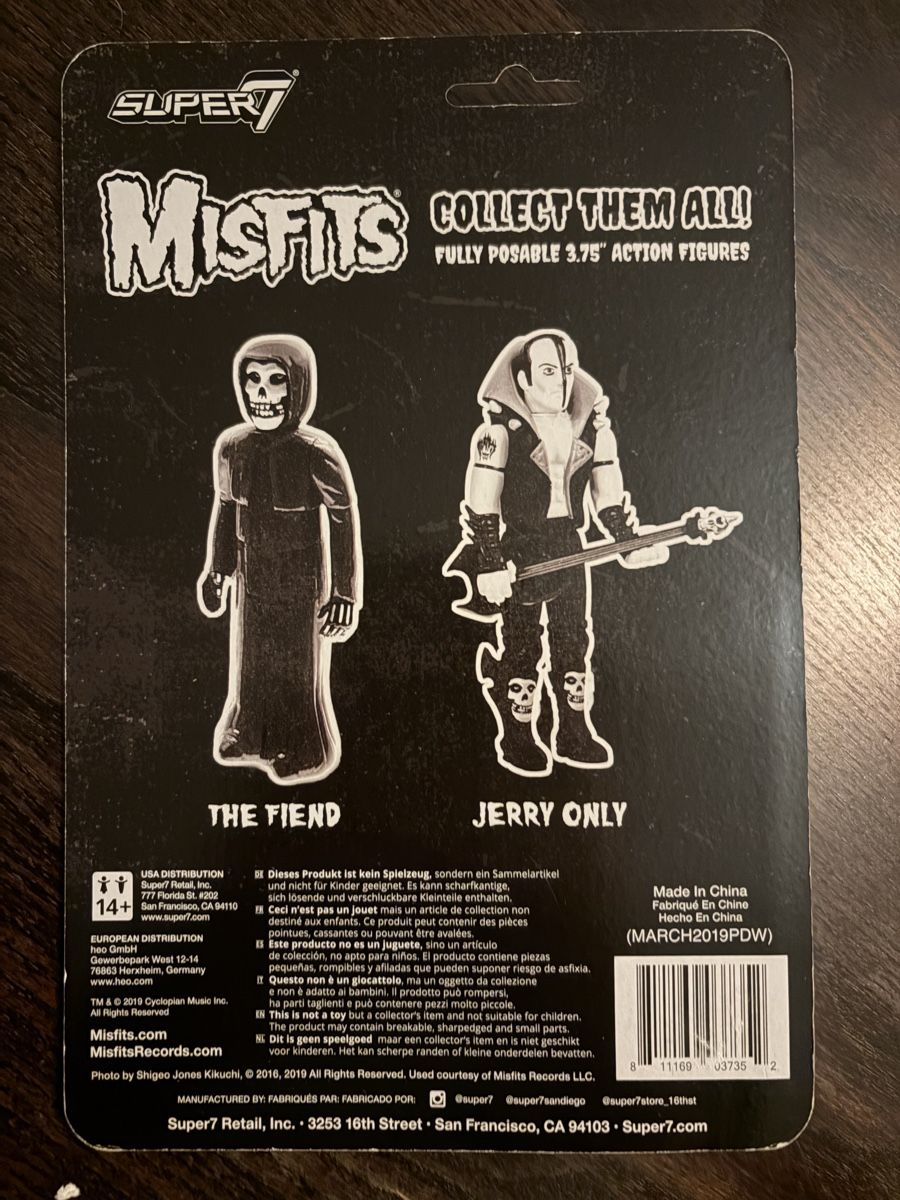 Statuette: Jerry Only MISFITS - Reaction Figures OVP – Nuovo e nell'imballaggio originale da Inkwil venduto da RetrOhyeah_Schweiz 2