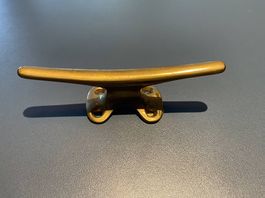 Nautische Klampe aus Messing