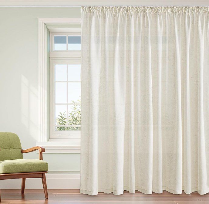 Tende: Leinenvorhang extrabreit BxH 300x220cm – Nuovo e nell'imballaggio originale da Adlikon b.Regensdorf venduto da MK-VORHANGSERVICE