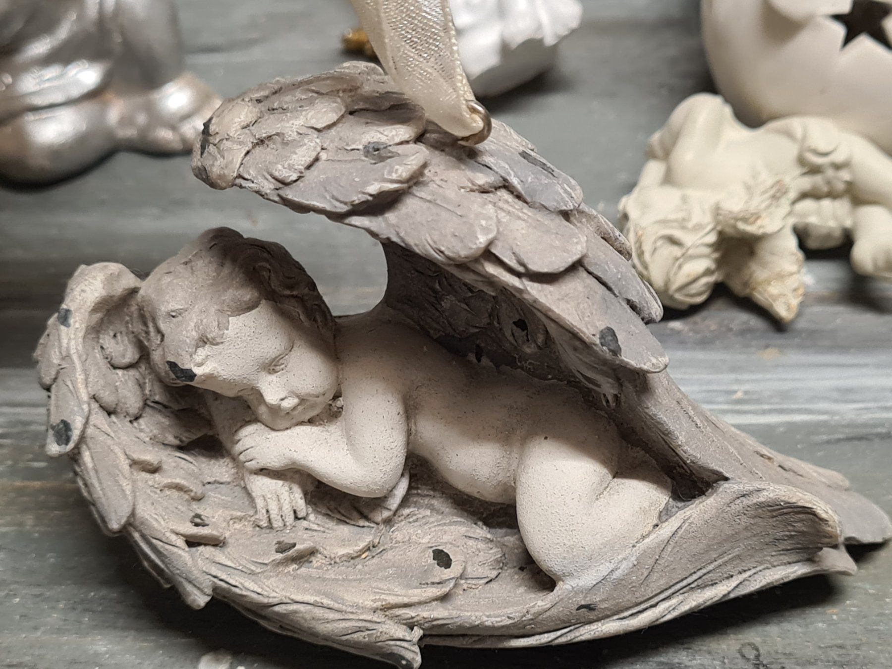 Statuette: Engelsfigur, ca. 11x8 cm – Usato da Amriswil venduto da kleindeko
