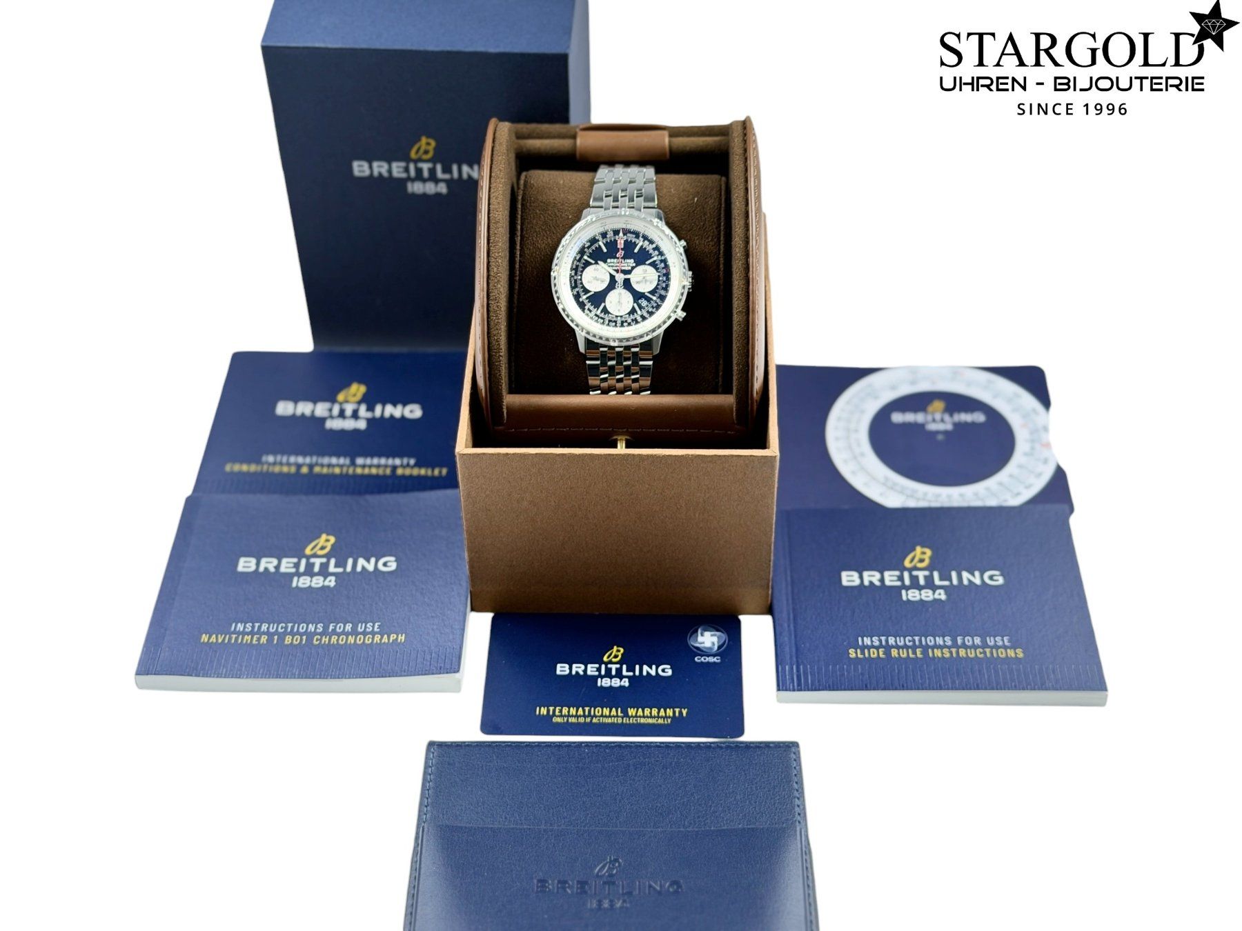 Breitling Orologi: Breitling Navitimer B01 Chronograph 43 - AB0121211B1A1 – Usato da Zürich venduto da Stargold-Uhren 9