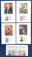 1971 Frankreich 1 Todestag De Gaulle MK Satz Selten !+Satz**