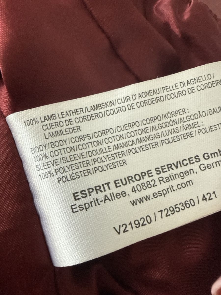 Esprit Jacken: LEDER Jacke „ESPRIT“ Gr.36 – Gebraucht aus Waltenschwil von lina-04 3