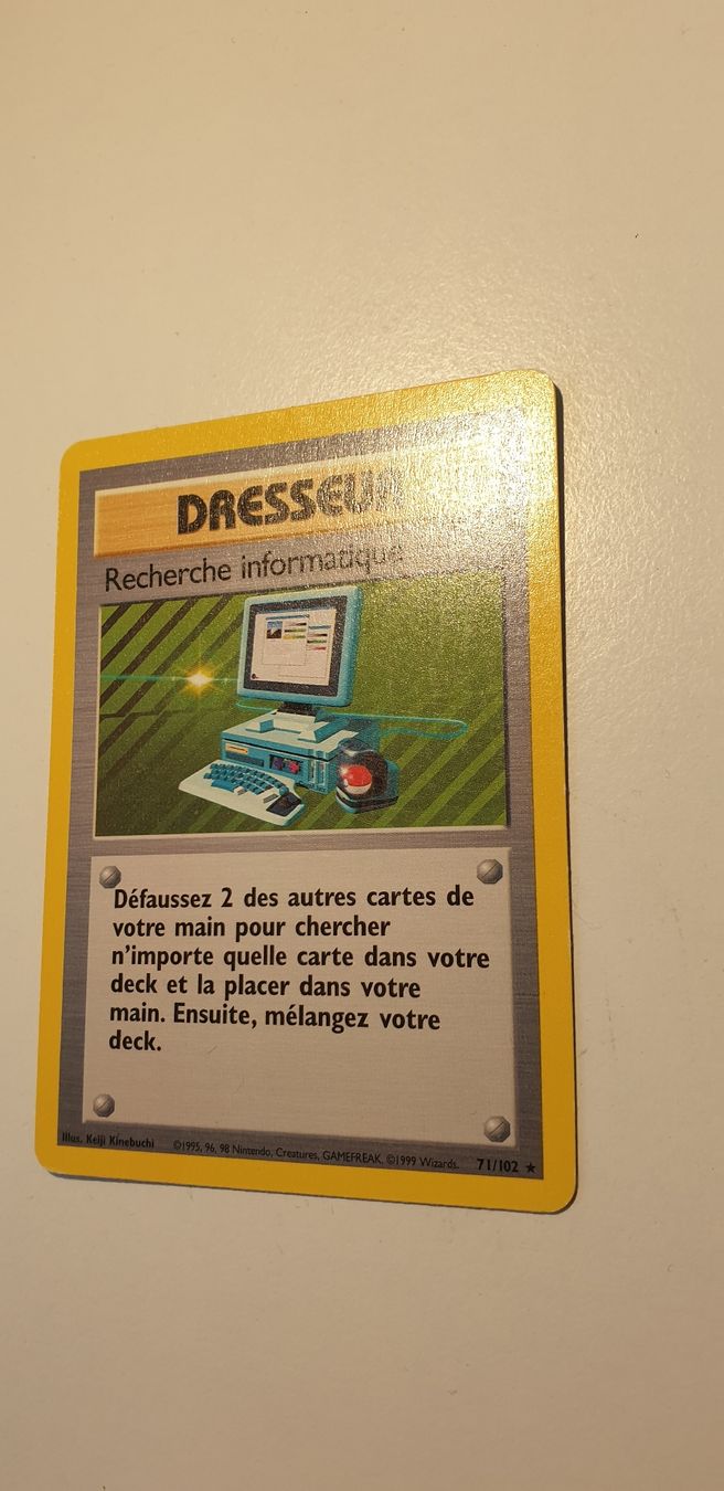 Pokémon Sammelbilder & Trading cards: Dresseur 71/102 pokémon carte – Gebraucht aus St-Sulpice VD von Miwix 1