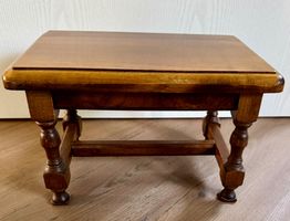 Antik Fussschemel Schemeli Hocker alt Schemel Hartholz
