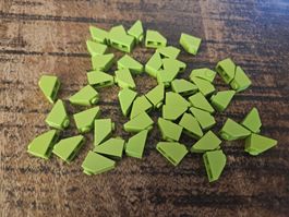 lego 3040 lot de 45 pièces Lime Slope 45 2 x 1