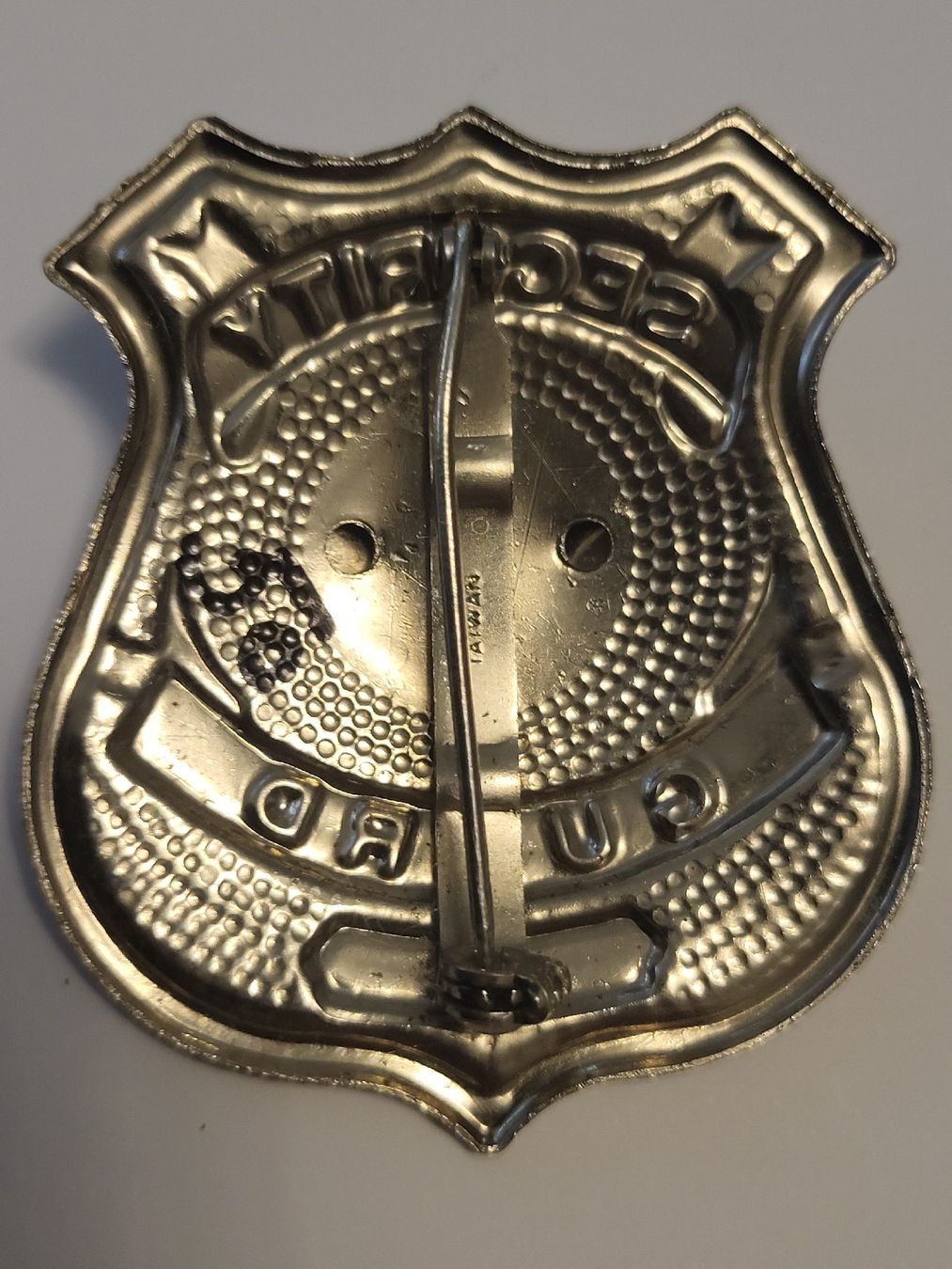 Placchette & Badge: Security Guard Abzeichen Metall silberfarben gebraucht – Usato da nunningen venduto da mic_88k2 2