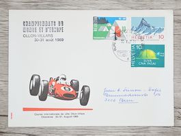 CL18 Enveloppe + Timbre Suisse 1969