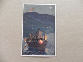 Private Schweiz 1.August Bundesfeier Karte von Jahr 1917