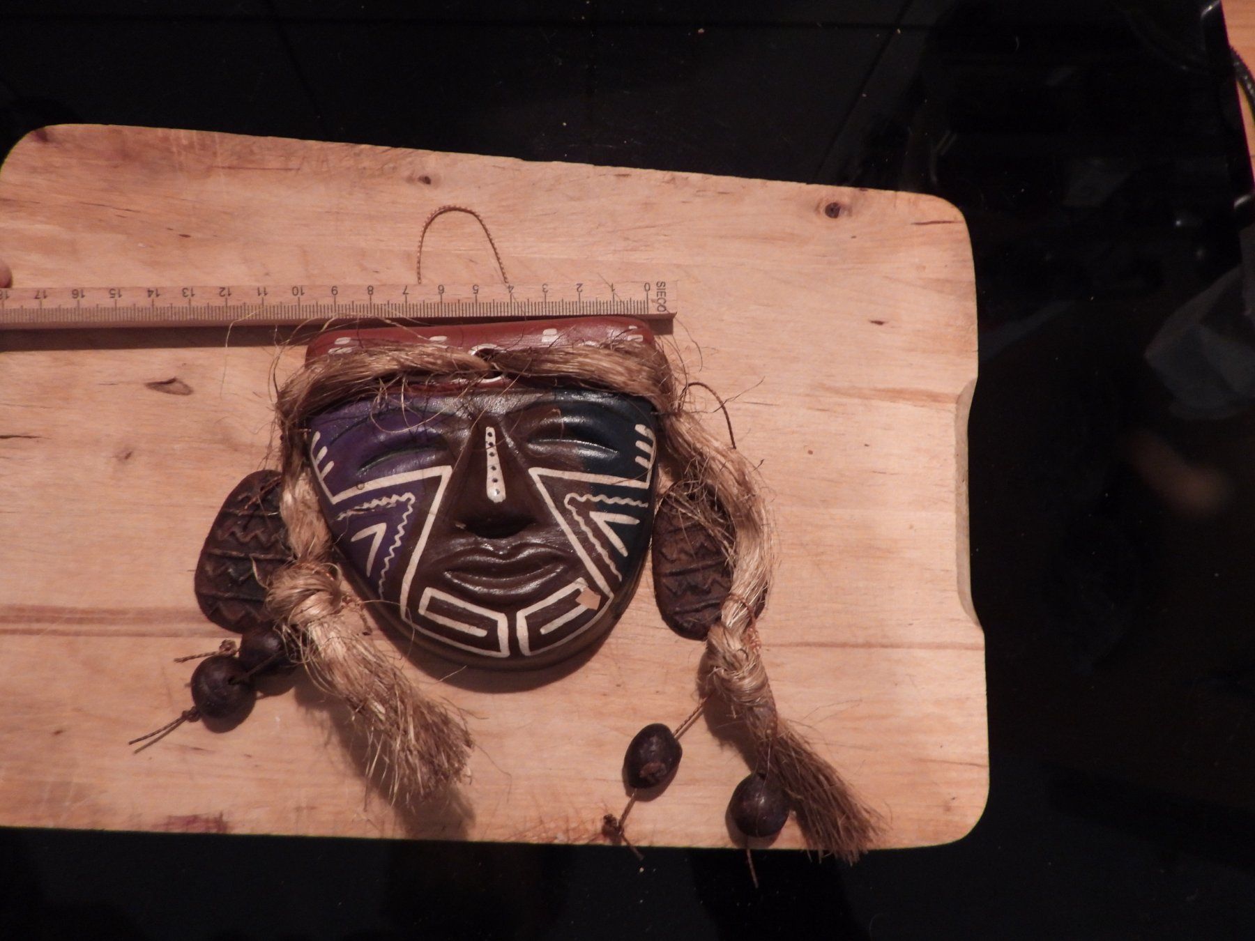 Maschere: Masque en bois péruvien Deco – Usato da Tavannes venduto da jimananas 2
