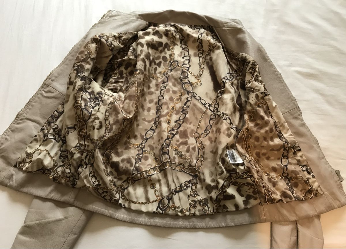 Giacche: Italian leather jacket in stone IT42 – Usato da Embrach venduto da lau_2gtp 6