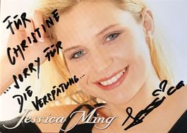 Jessica Ming Autogramm signiert Foto 10x15cm