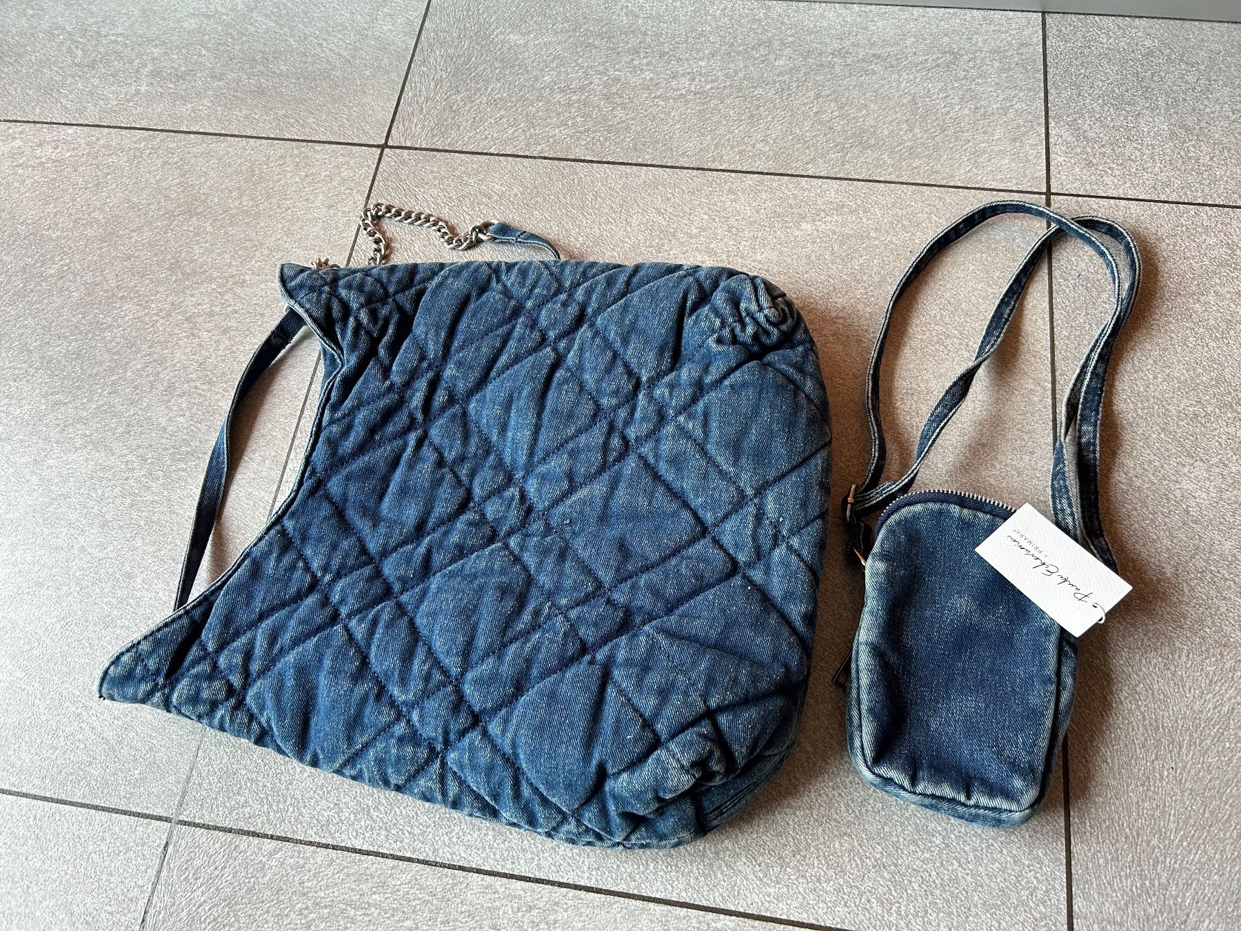 Primark Borse & Zaini: 2 x Jeans Handtasche - NEU – Nuovo e nell'imballaggio originale da Arbedo venduto da nadia1973 1