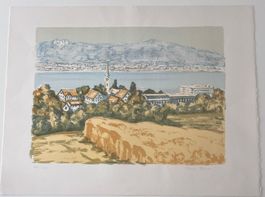 Heini Waser ( 1913-2008) Lithografie signiert nummeriert