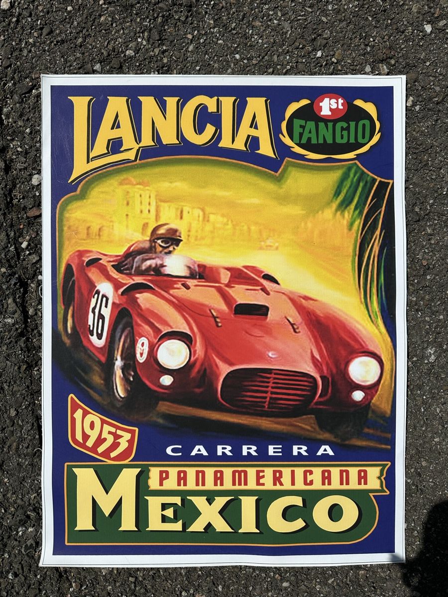 Poster & Bilder: Lancia panamerica carrera 1953 Oldtimer Classic  – Neu (gemäss Beschreibung) aus Reinach AG von rares75