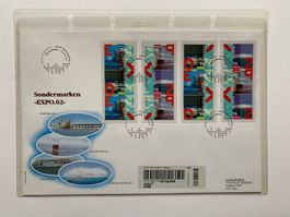 FDC Grossbrief Sondermarken EXPO.02 2002 ET