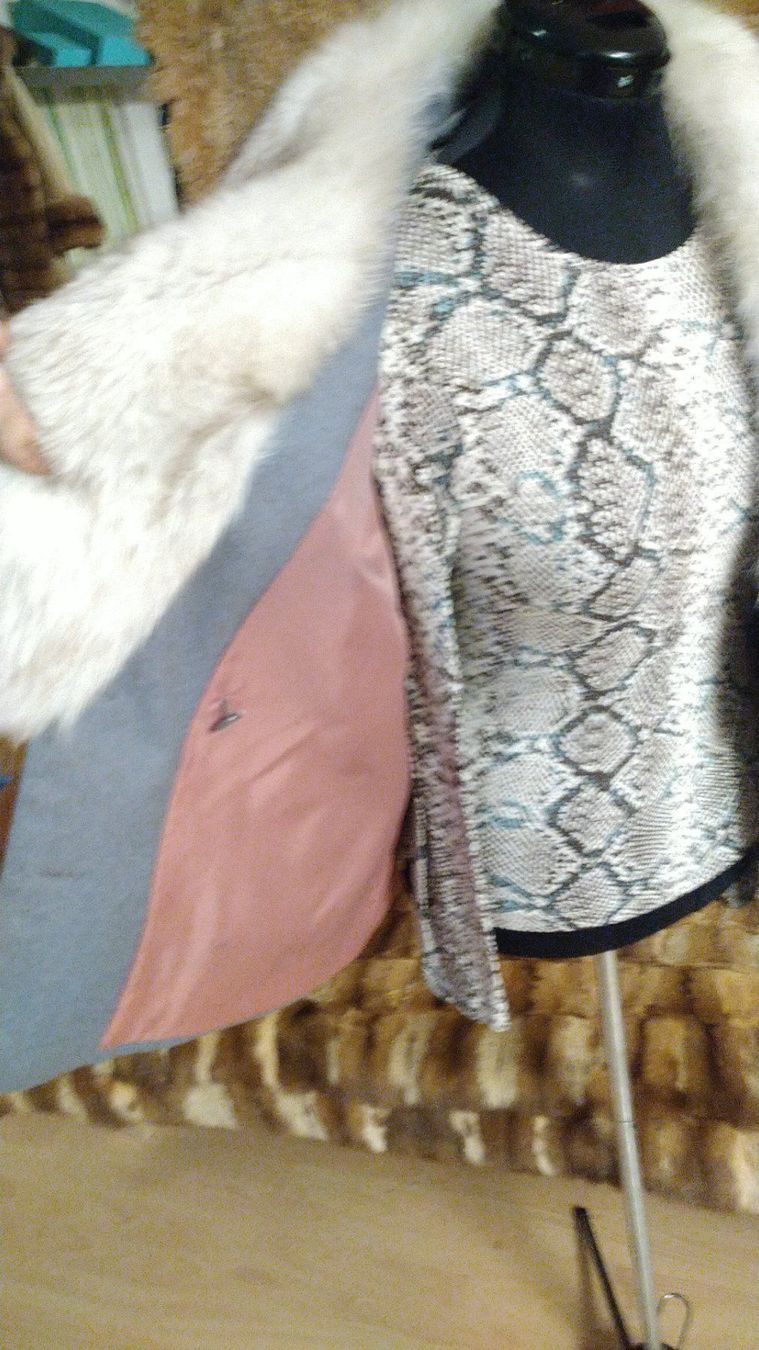 Giacche: Blazer mit Blaufuchs Pelz – Usato da Obergösgen venduto da crystalfox 6